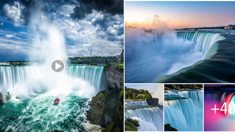 Explore the majestic Niagara Falls intersecting the US and Canada