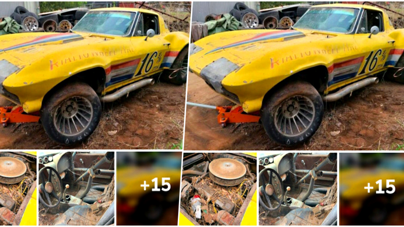 1963 Chevrolet Corvette Race Car Yard Find After Being Stored For 44 Years