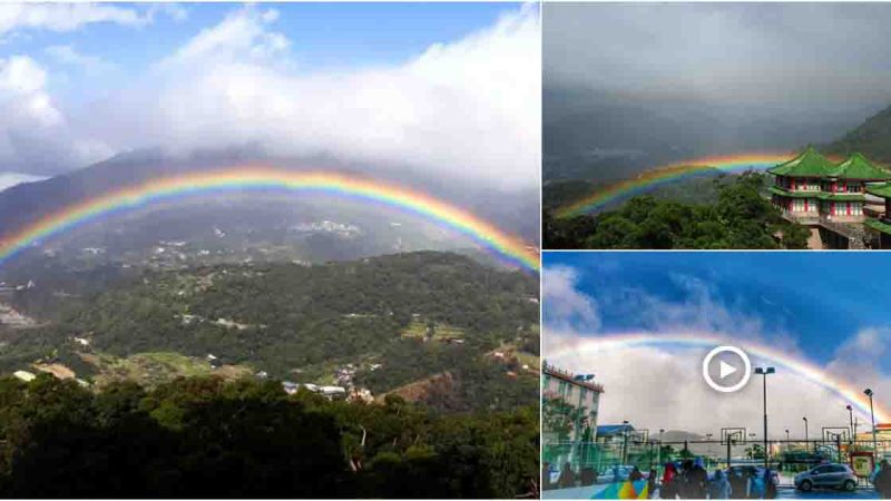 A stunning Taipei rainbow that lasted nearly 9 hours has been confirmed as a record