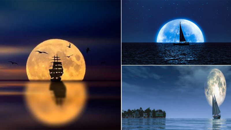 The rare ‘Sailboat and the Moon’ scene is ravishingly lovely.