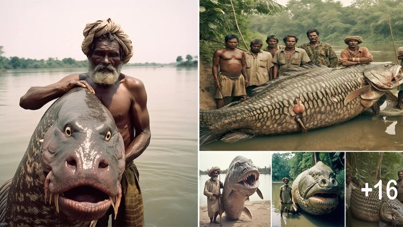 Strange things are caught by Indian fishermen in the river, you can’t imagine