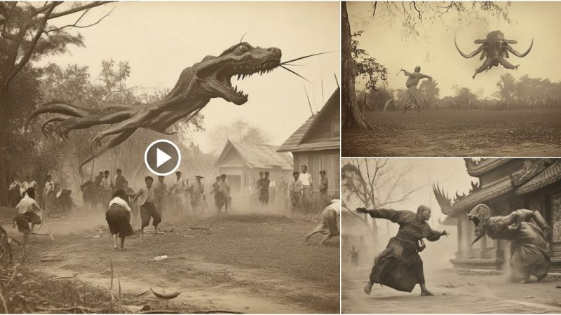 The camera happened to capture a few scenes in Thailand back then…