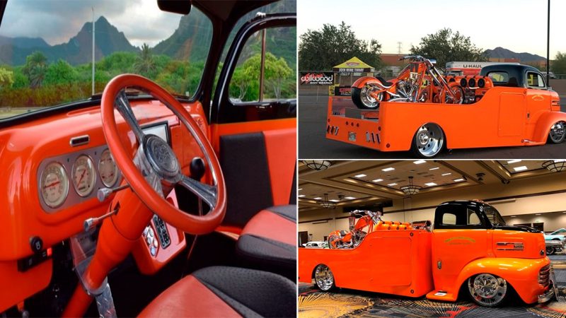 Wild 1948 Ford COE Makes One Killer Harley Hauler