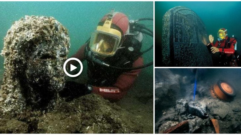 Discover the underwater mystery of the lost ancient Egyptian city of Heracleion after 1,200 years