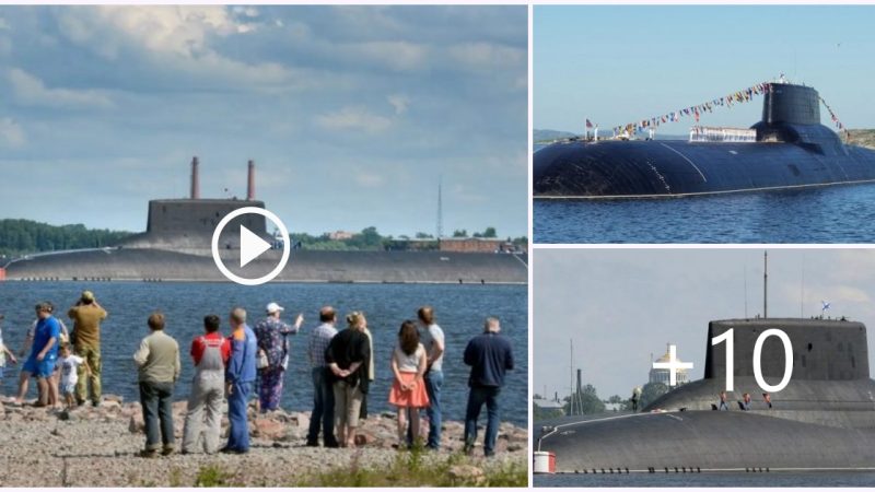 Russia dismantles the world’s largest submarine, the Dmitriy Donskoy.