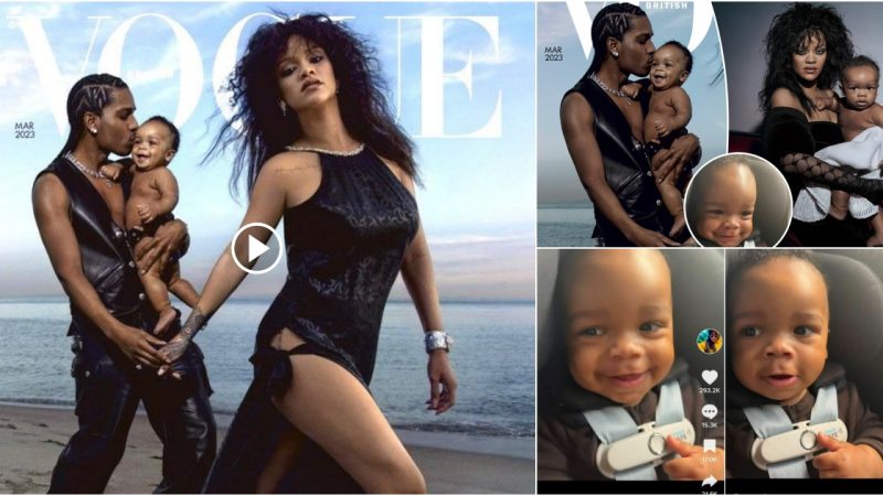 Only recently, Rihanna revealed the first image of her baby son’s face.