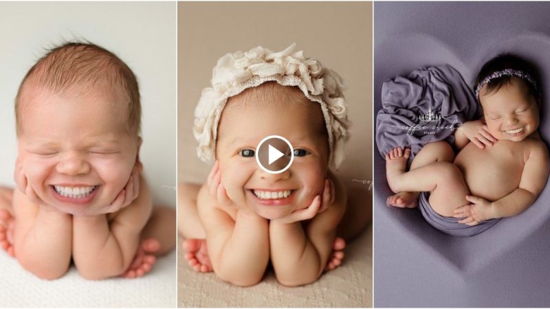 Playfully Eerie: Photographer Brings Baby Photos to Life with Full Sets of Teeth