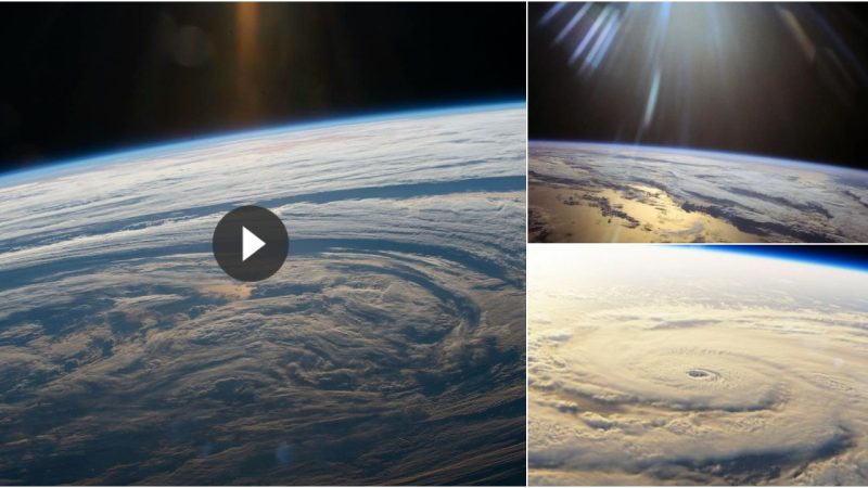 Captivating Cloud Formation Over South Indian Ocean Captured by Astronaut Aboard the International Space Station.