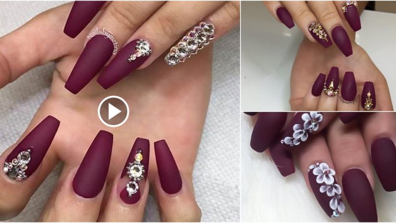 Today I will present 20 Elegant Ideas to Design Your Nails with Ripe Plum Color.