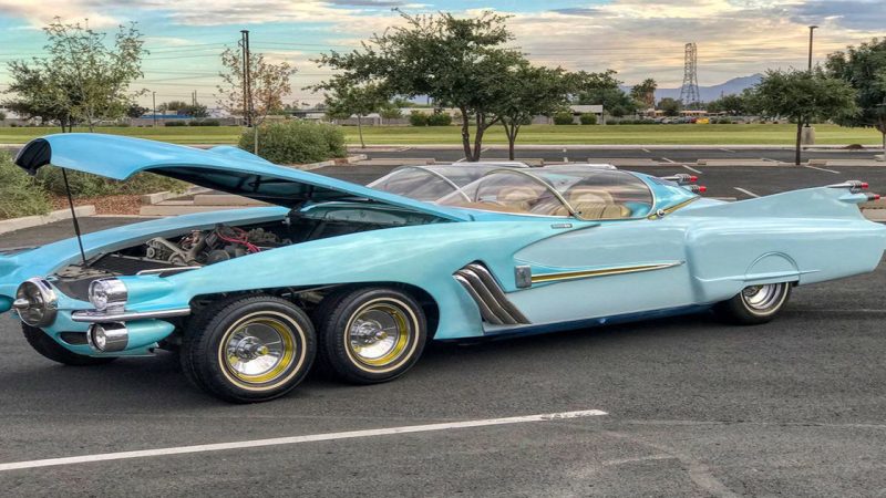 The Stunning XF58 “Ice Princess” Custom – 1950 Studebaker and 1960 Cadillac Mix