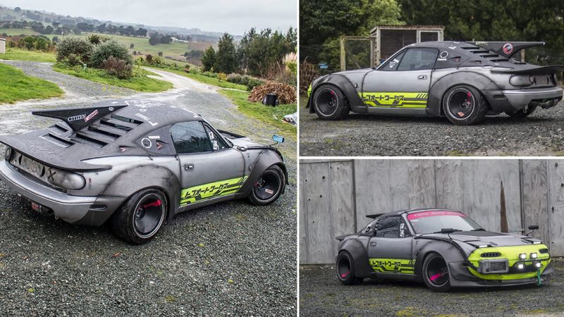 Most Extreme Widebody MX-5? Tofu’s Cyberpunk NA Miata Is a Fastback With Carbon Fin