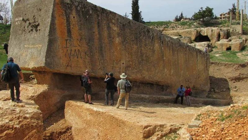 The one you see in the photo is probably the largest artificial monolith on Earth