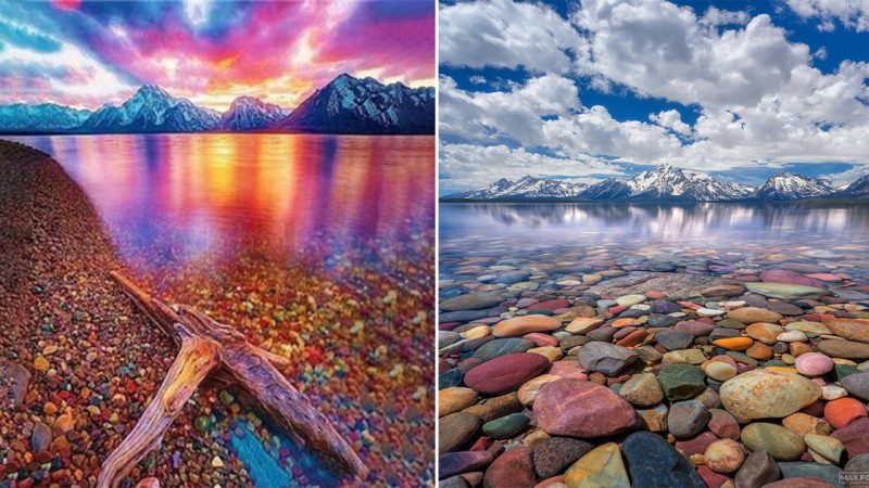 Clearing Storm at Jackson Lake, Wyoming