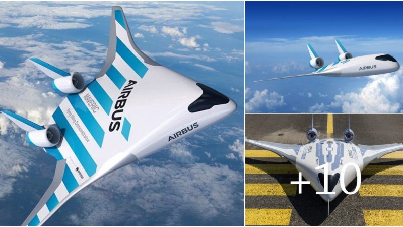 Airbus Unveils Futuristic Blended Wing Aircraft Prototype to Cut Carbon Emissions by 20%