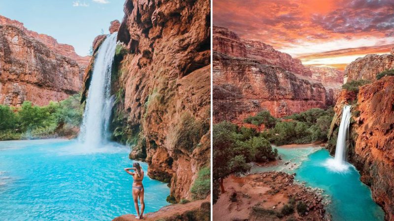 Havasu Falls in Arizona, USA: A Natural Wonder.