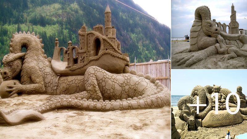 Sensational Sand Sculptures: From Creative Castles to Adorable Dragons