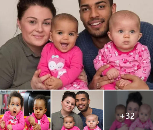 Extraordinary Duo: Meet the ‘One-in-a-Million’ Twin Girls with Differently Colored Skin