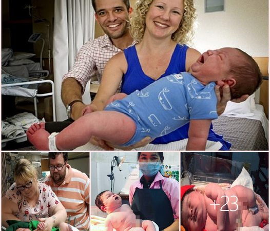 Miraculous Births of Gigantic Newborns Leave Parents and Doctors in Awe