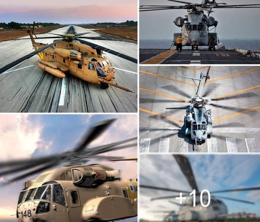 Unleashing Velocity and Might: The Sikorsky CH-53K Helicopter Soars at a Blazing 261 KM/H.