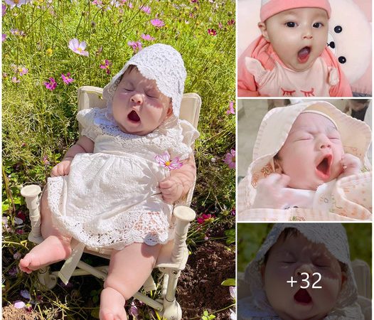 Fall in love with your baby’s cute yawns