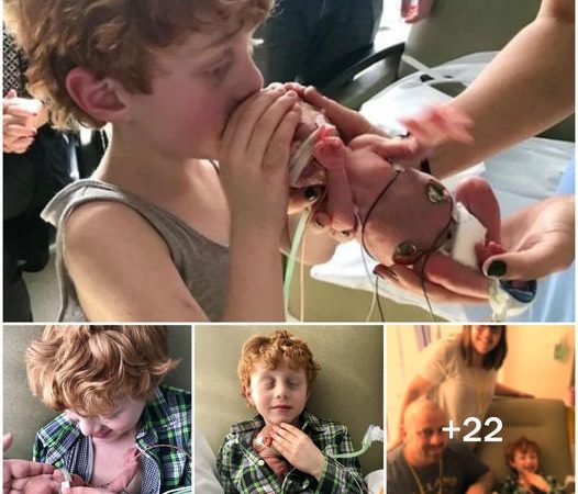 6-Year-Old Boy Shares Heartwarming Skin-to-Skin Moment with Premature Baby Brother