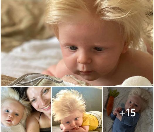 Astonishing: Newborn With Striking Full Blond Hair Leaves Everyone in Awe