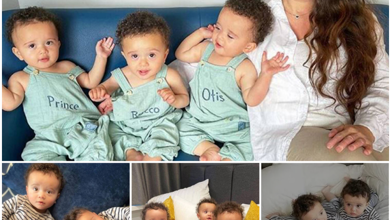 Triplet Babies in Coordinating Outfits Capture Hearts Online, Tripling the Cuteness Quotient