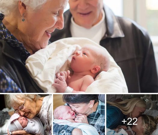 Capturing Cherished Moments: Grandparents’ Heartwarming First Meetings with Their Grandchildren