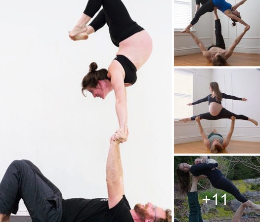 Expectant Mother Challenges Conventions: Maintains Acroyoga Training Until Days Before Delivery