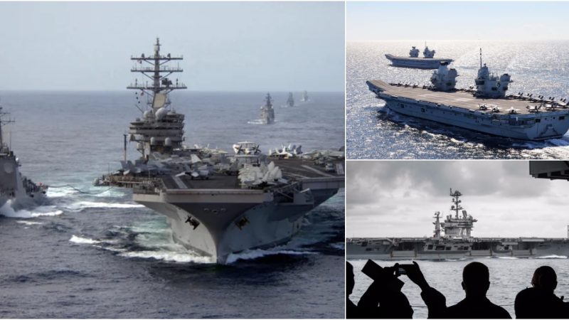 Unveiling the Intricacies: Aircraft Carrier Launch and Maneuvers with Precision and Speed