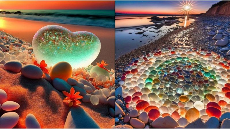 Nature’s Glistening Gem: A Seaside Marvel