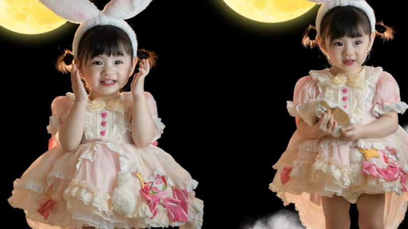 Whimsical Wonders: The Endearing Tale of Babies Dressed as Bunnies