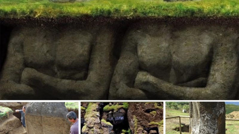 The Famous Easter Island Head Statues Actually Have Bodies